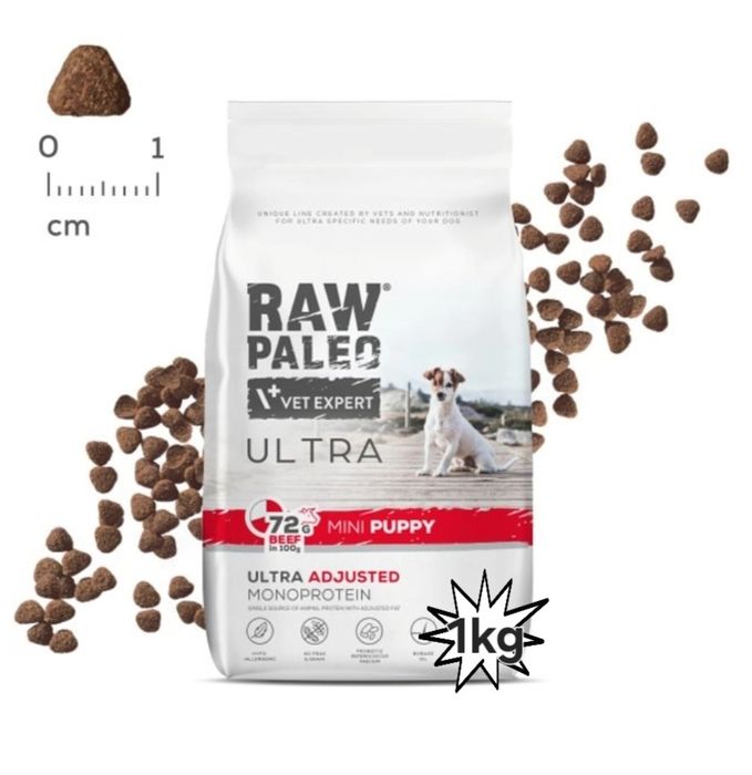 Raw Paleo Ultra Mini Puppy Beef 1kg
