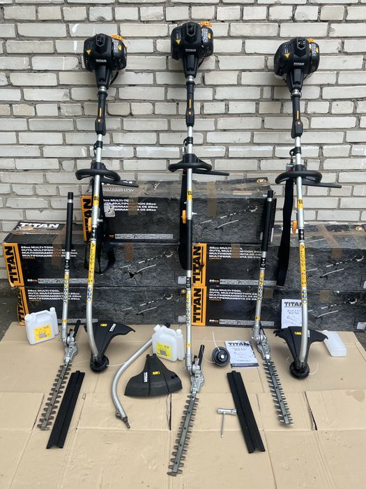 TITAN TT2MTP26–2 Бензиновий тример 2в1 бензокоса Англія