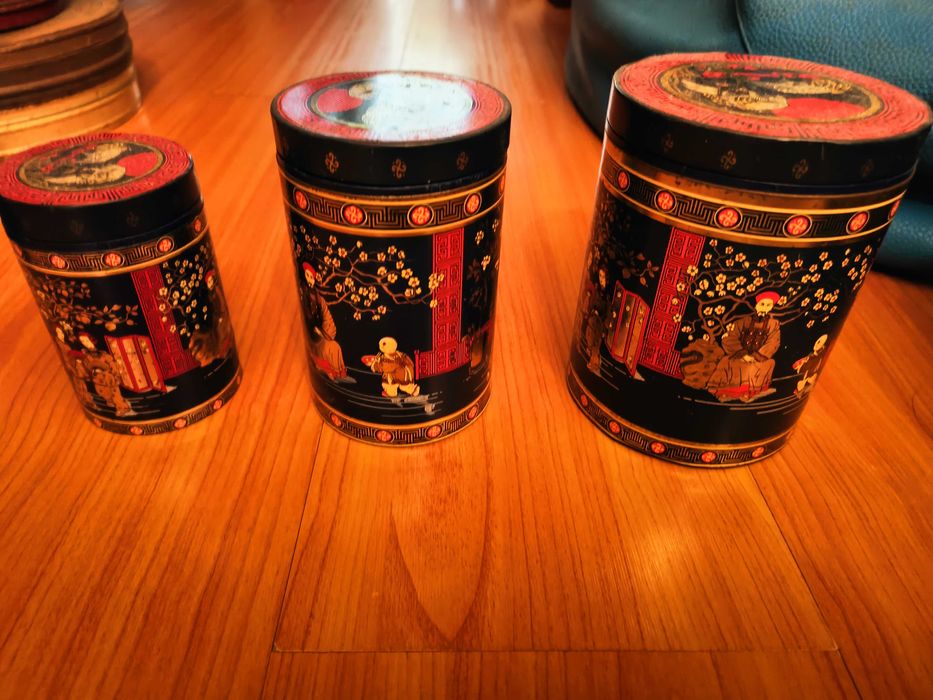 Conjunto de latas