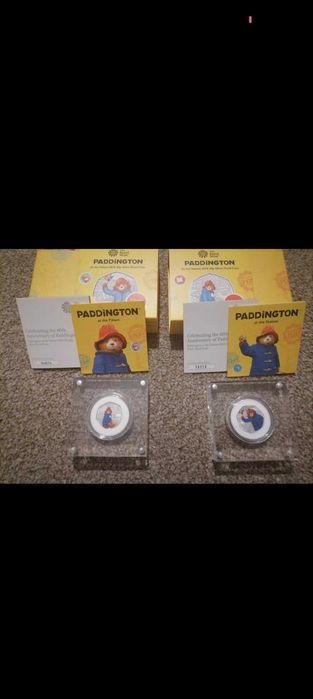 Paddington Bear At Station Palace Silver Proof Set 2018