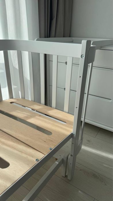 Ліжко люлька з маятником та тримачом і розширенням