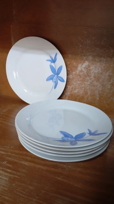 Conjunto 6 pratos de sobremesa