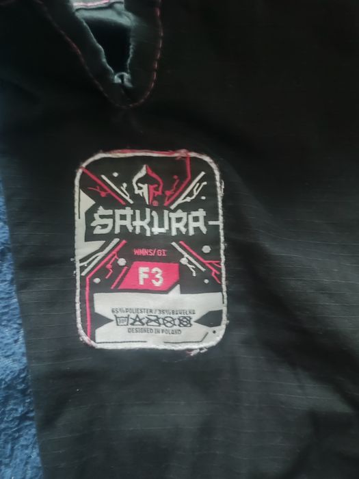 Kimono/GI damskie do BJJ (Czarne z różem)