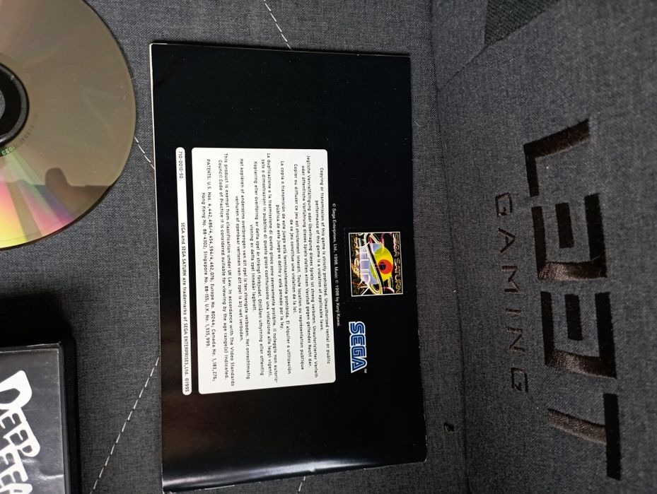 Sega Saturn - Deep Fear CIB em excelente condição
