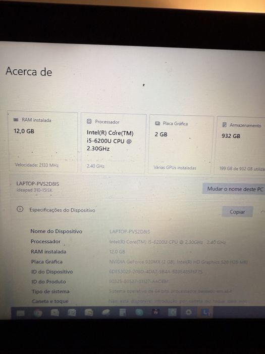Portatil - Laptop Lenovo Intel core I5, SSD 1TB, 12gb ram