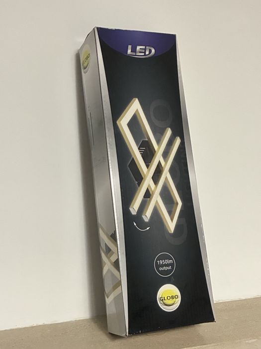 Candeeiro dourado teto led