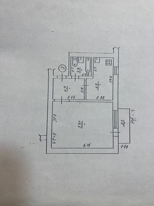 Продається однокімнатна квартира м. Христинівка