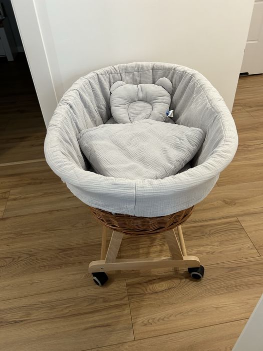 Kosz Mojżesza wiklinowy