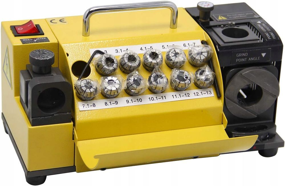 Ostrzarka Ostrzałka Do Wierteł Spiralnych 3-13Mm Ostrzenie Kąta