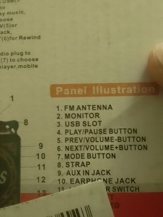 Radio X-bass USB,SD Card,TF Card,FM Radio