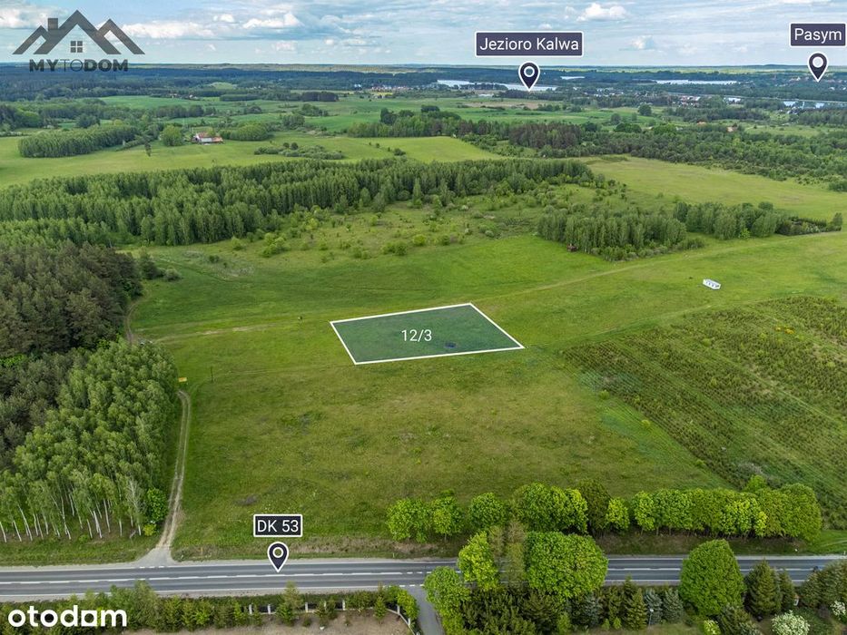 Działka 30a pod lasem Tylkowo, Mazury - Widok 5