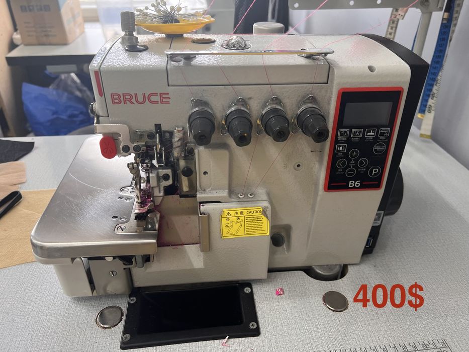 Прямострочка Оверлок швейна машинка BRUSE JACK SIRUBA