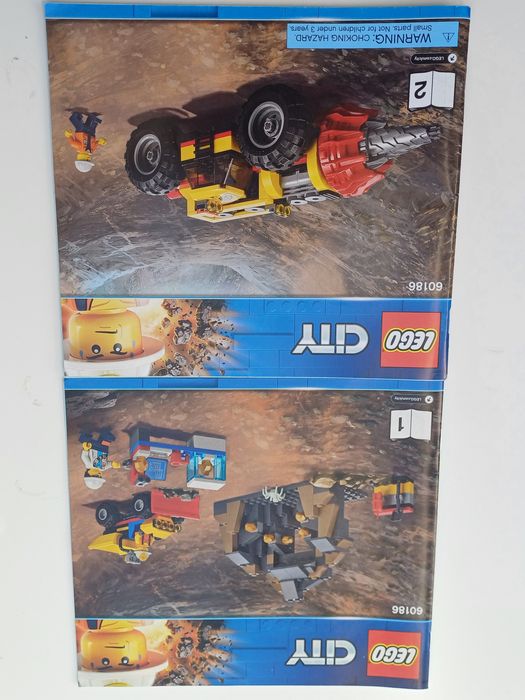 Lego City 60186 Ciężkie Wiertłem Górnicze