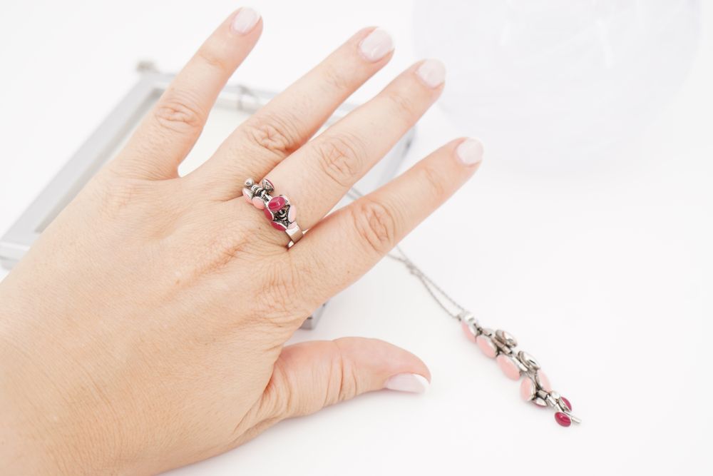 Conjunto Colar + Anel Swatch