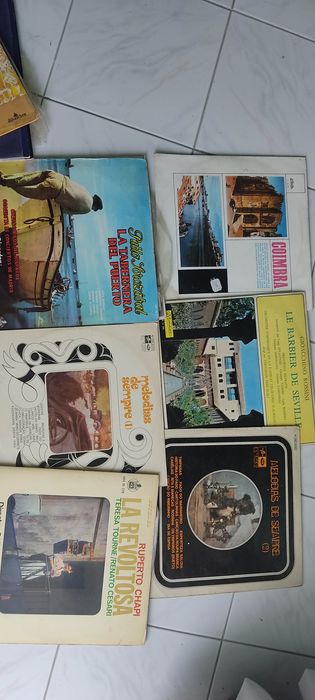 Discos vinil LP e singles