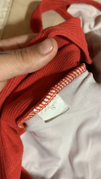 Fato de banho vermelho de bombazina