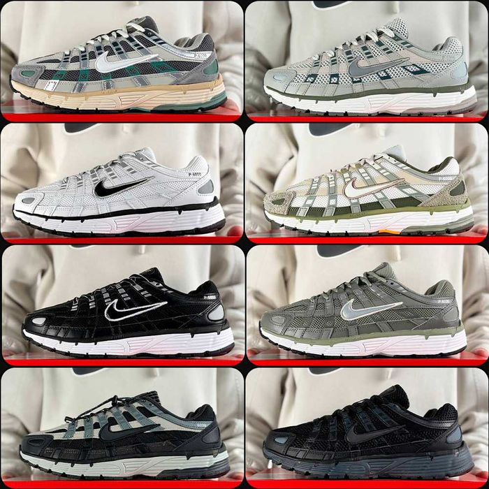 Кросівки Nike P-6000 Олива Беж (41-45) кроссовки мужские Найк п-6000
