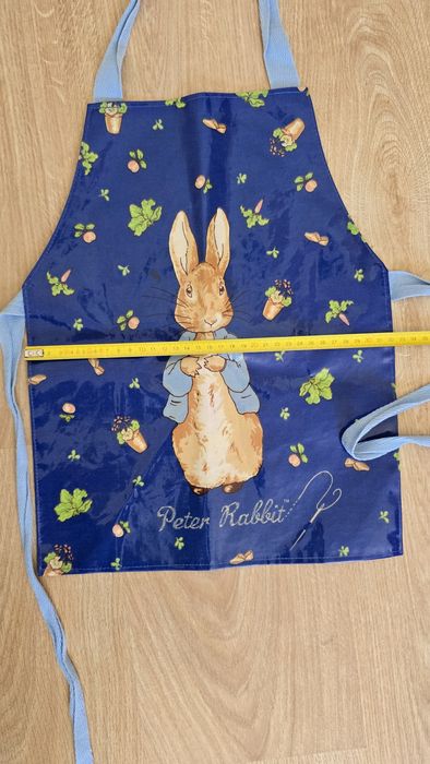 Avental Infantil Peter Rabbit (Pedrito Coelho) Azul