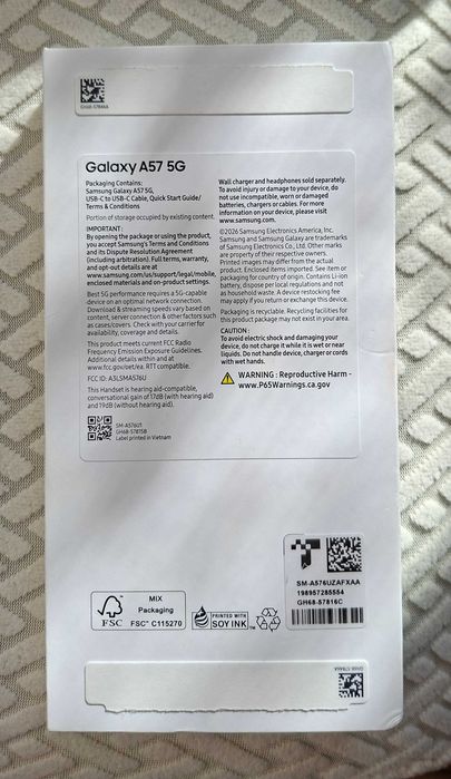 Samsung Galaxy A57 8/256  jak nowy plus etui