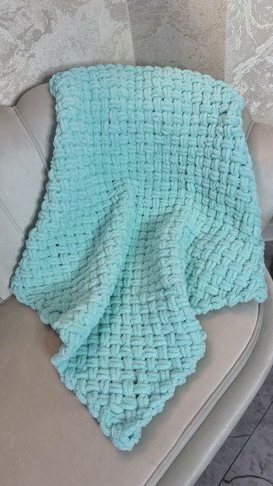 Детский вязанный плед