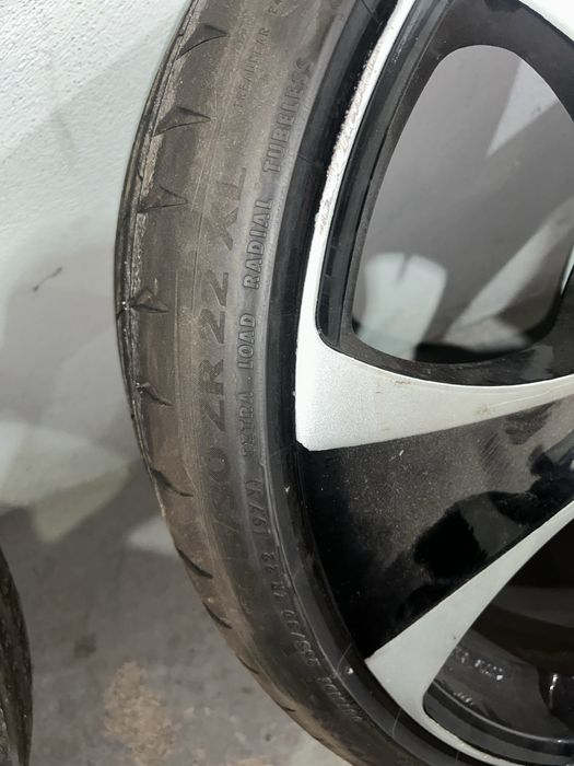 4 jantes+pneu 22 usadas