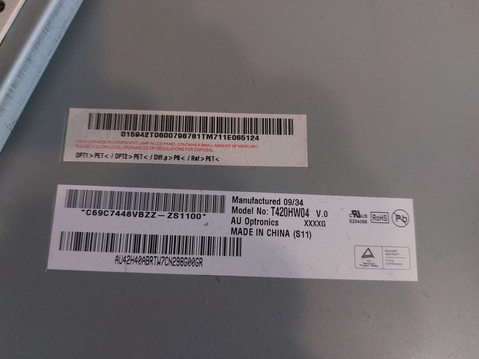 Телевізор PHILIPS 42PFL3604 на запчастини, або для відновлення. Ціла робоча матриця T420HW04,  T315XW0.