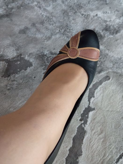 Skórzane buty damskie rozmiar 38 buty na obcasie