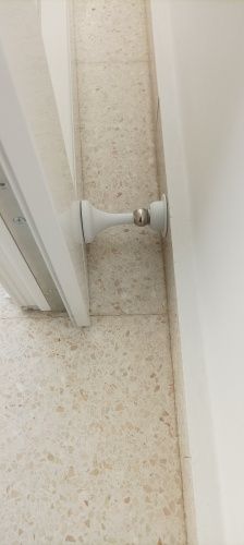Batente de porta, magnético  (Novo) Branco