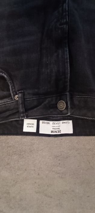 Spodnie jeansy skinny Bershka L/xl