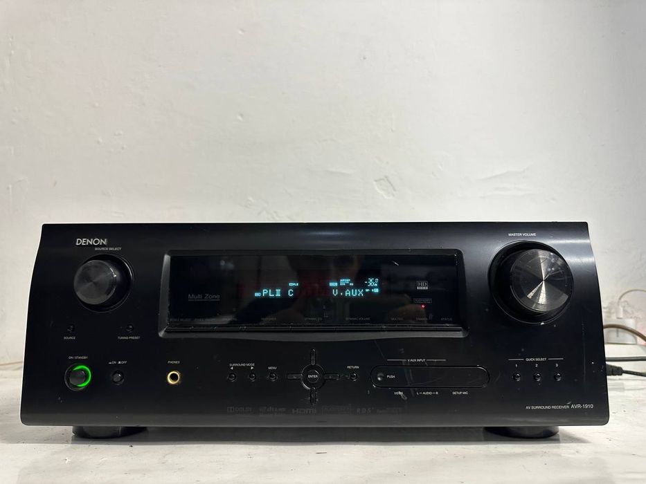 Amplituner kina domowego Denon AVR-1910 | 7.1 | 7×90 W | HDMI | Audyssey MultEQ | Dolby TrueHD | DTS-HD Master Audio