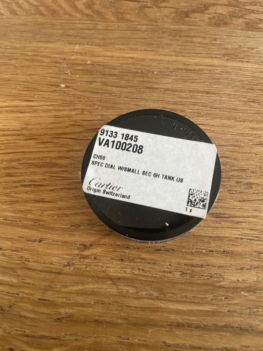 Cartier - tarcza Tank