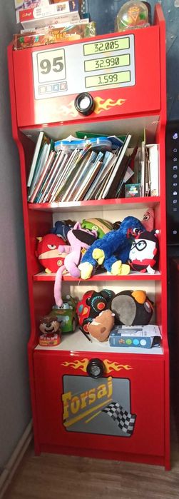 Дитяча Форсаж шафа ,стіл ,тумба, книж.шафа