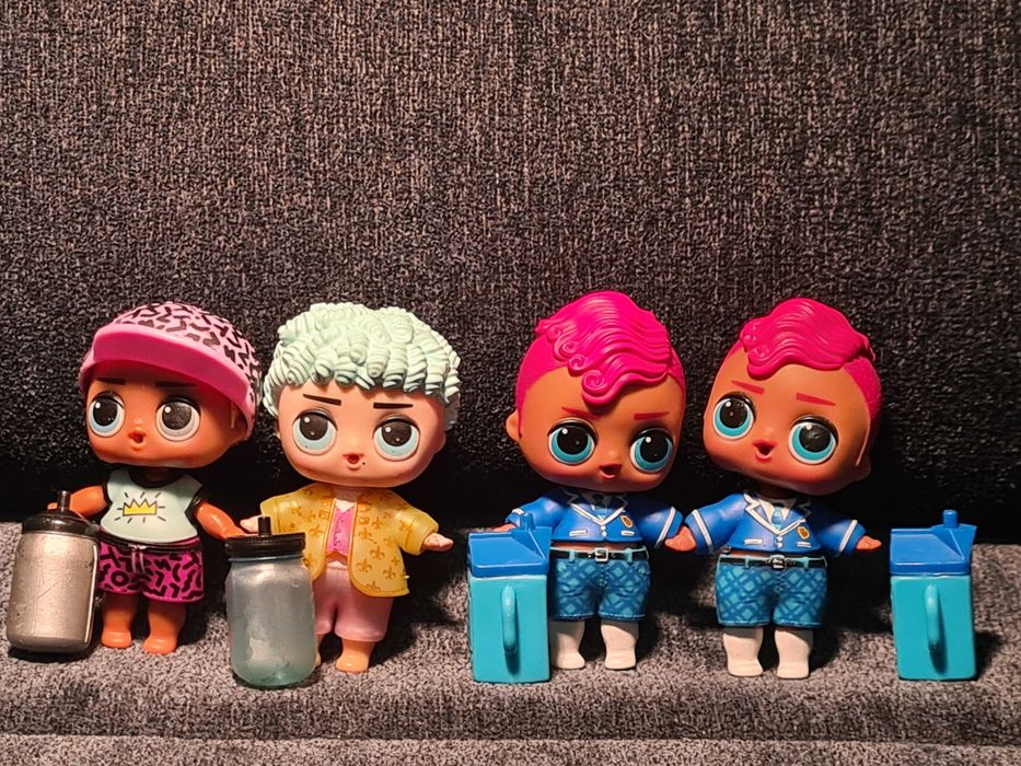 Laleczki chłopcy LOL z akcesoriami