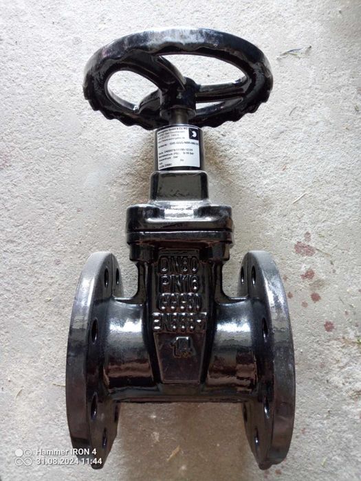 Zasuwa Klapa Zawór Kołnierzowy DN 100 DN 80