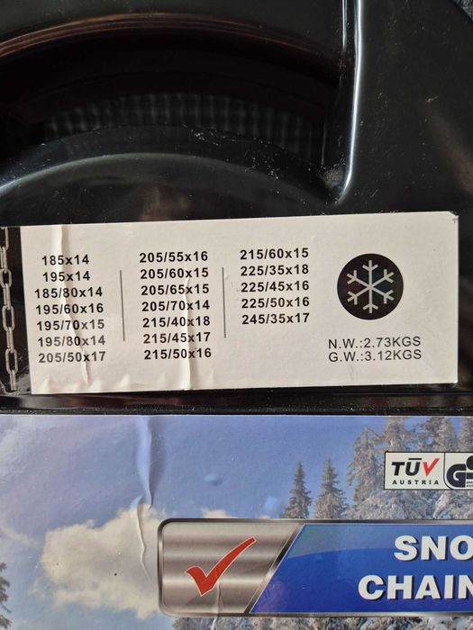 Łańcuchy śniegowe