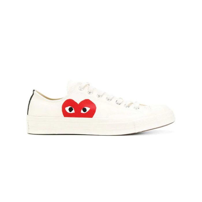 Кеди Converse x Comme Des Garcons Play Low Top Sneakers White