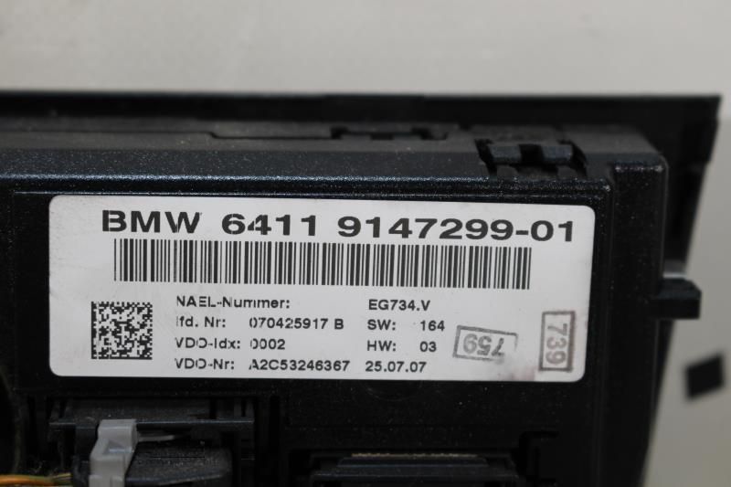 Comando chauffage / sofagem BMW 1 (E87)