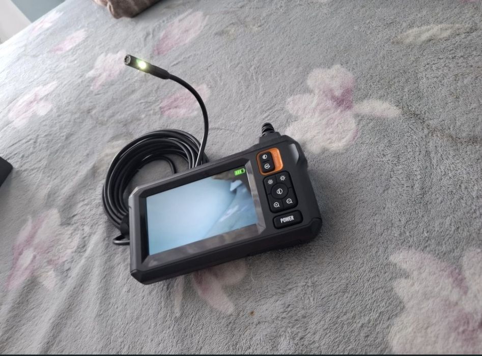 Kamera inspekcyjna z dwoma kamerami HD kabel 5M