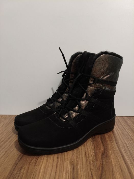 Buty Ara Gore-Tex półbuty wodoodporne wysokie ocieplane damski 39 26cm