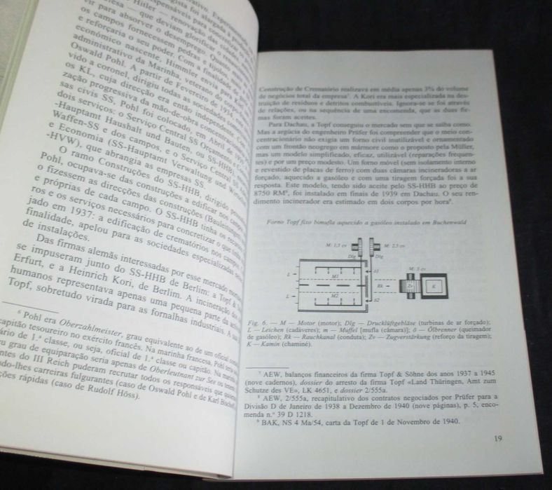Livro Os Crematórios de Auschwitz Jean-Claude Pressac 1999