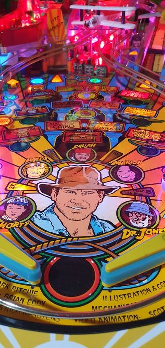Flipper pinball fliper INDIANA JONES WILLIAMS