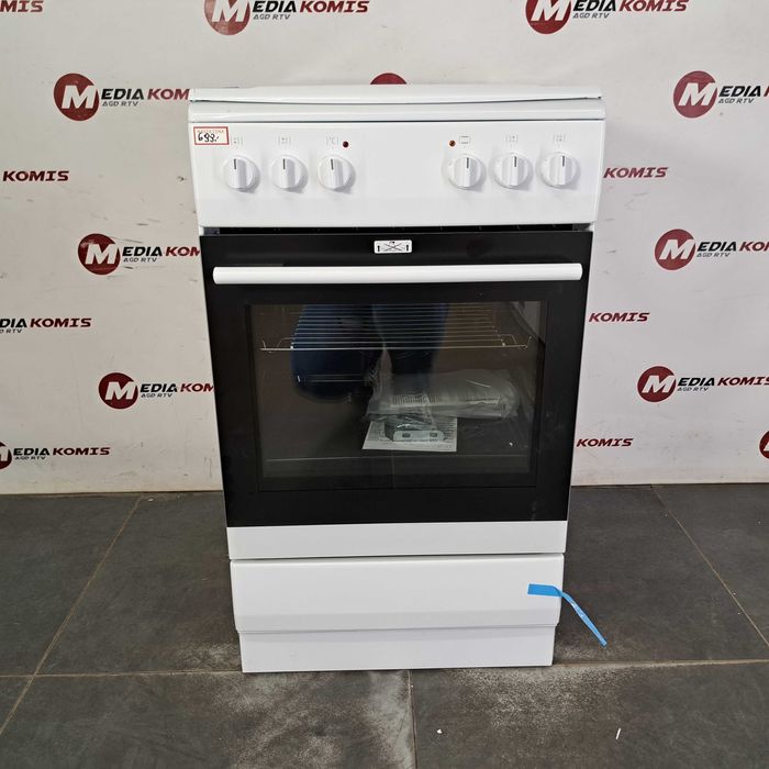 Kuchnia Amica SHE 11511-1 W (2 lata gwar) Klasa A /67l/talerze grzew.
