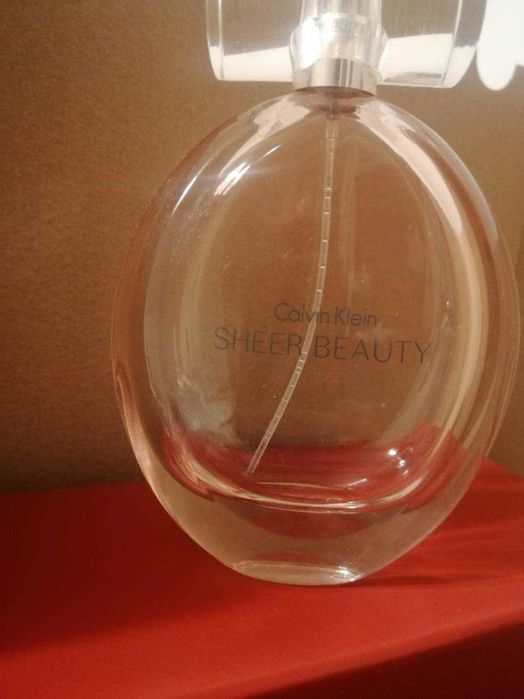 perfumy dla kobiet Calvin Klein Sheer Beauty pusta ozdobna butelka 100