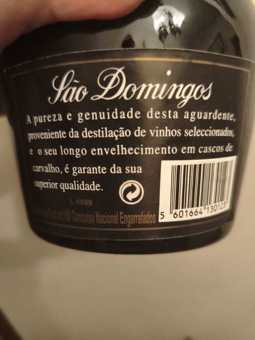 Aguardente vínica São Domingos velhíssima