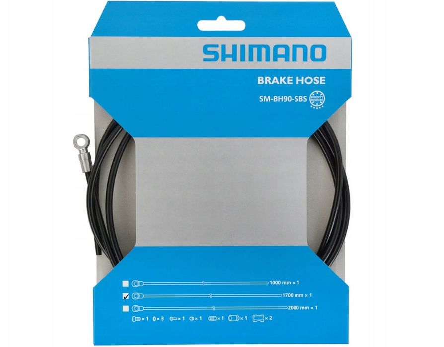 Przewód Hydrauliczny Shimano ZEE SM-BH90 SBS 1700mm Czarny Oryginał