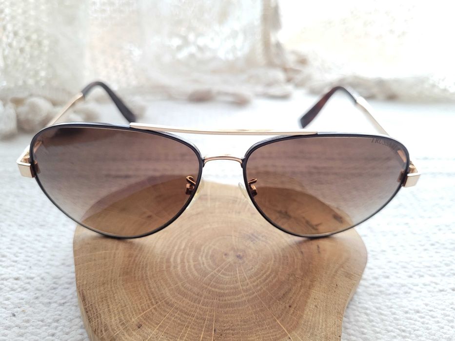 Okulary przeciwsłoneczne Trussardi aviator damskie/męskie