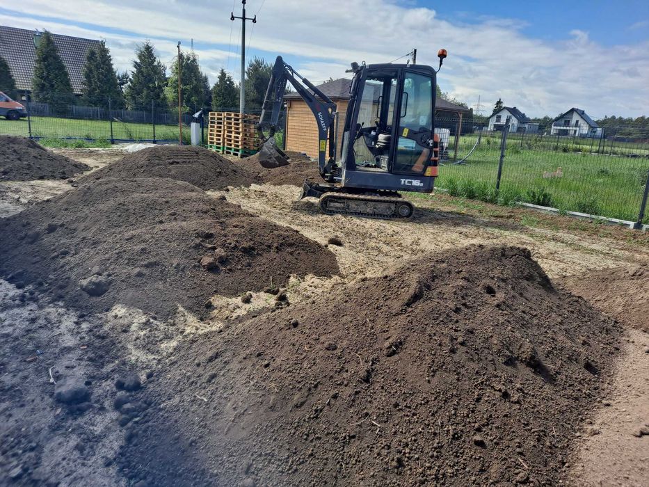 Ziemi ogrodowa siana czarnoziem humus KRAKÓW i okolice mała wywrotka