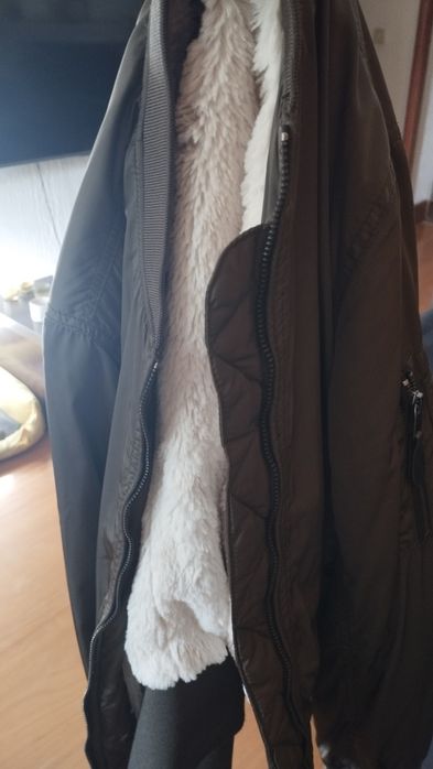 Blusão impermeável verde tropa Clockhouse