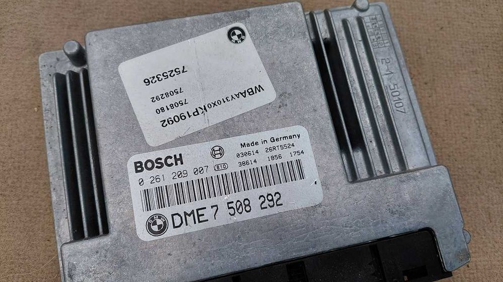 Komputer Sterownik zestaw startowy BMW E46 316i N42B18 1,8 Benzyna manual