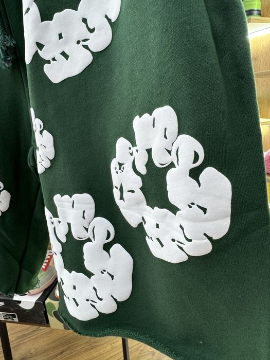 Шорти Denim Tears Green / White Logo